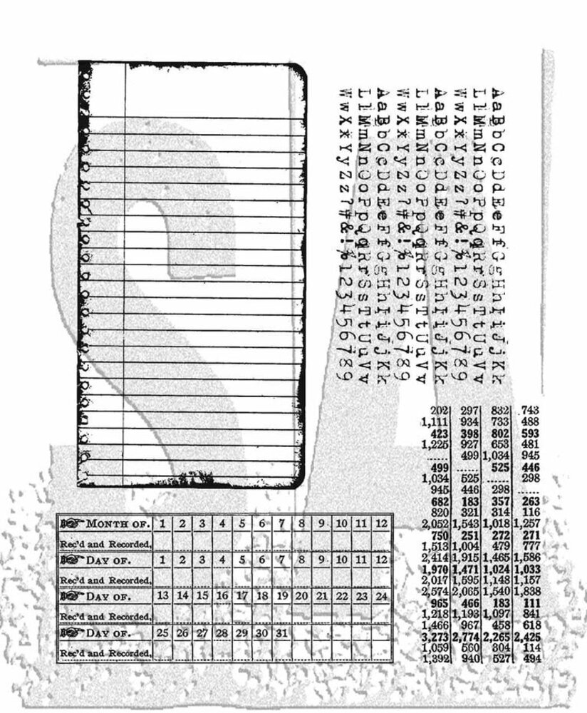 Stampers Anonymous Cling Stamps School Desk (CMS057) Stampers Anonymous Cling Stamps School Desk (CMS057)