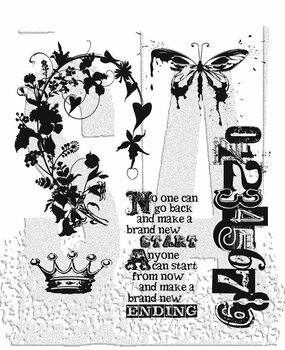 Stampers Anonymous Cling Stamps Fairytale Frenzy (CMS058) Stampers Anonymous Cling Stamps Fairytale Frenzy (CMS058)