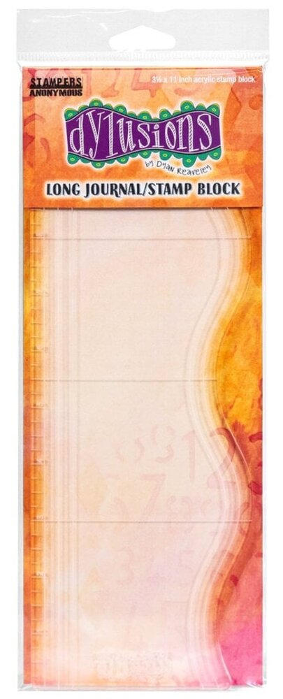 Ranger Dylusions Long Journal Stamp Block (DYLSB) Ranger Dylusions Long Journal Stamp Block (DYLSB)