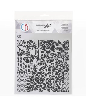 Ciao Bella Papercrafting Land of the Rising Sun 8x8 Inch Masking Stencil Harmonious Flowering (MS8-058) Ciao Bella Papercrafting Land of the Rising Sun 8x8 Inch Masking Stencil Harmonious Flowering (MS8-058)