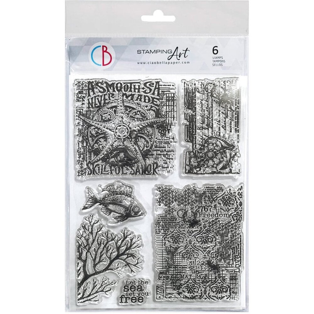 Ciao Bella Papercrafting Coral Reef A5 Clear Stamps Submersible Secrets (PS8116) Ciao Bella Papercrafting Coral Reef A5 Clear Stamps Submersible Secrets (PS8116)