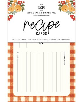 Echo Park Hello Autumn Recipe Cards (RC103)* Echo Park Hello Autumn Recipe Cards (RC103)*