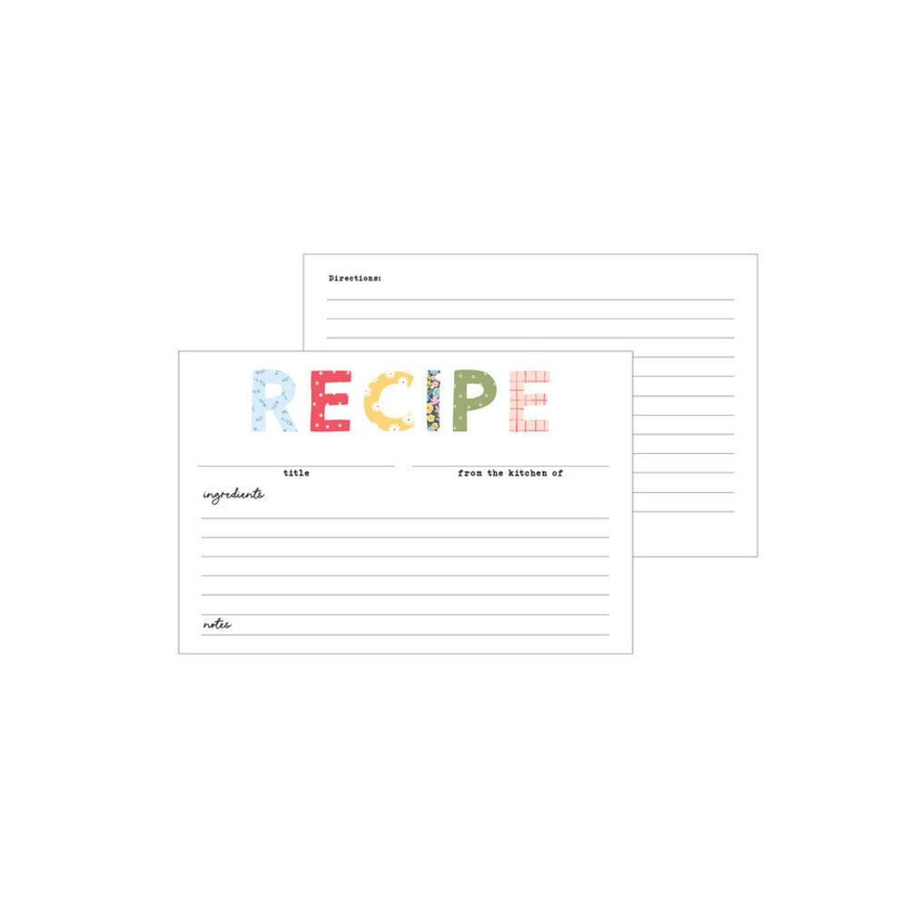 Echo Park Summer Recipe Cards (RC106)