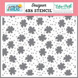 Echo Park Sunny Days Ahead Sweet Day Flowers Stencil (SUN377033)*