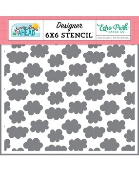 Echo Park Sunny Days Ahead Chasing Clouds Stencil (SUN377034)* Echo Park Sunny Days Ahead Chasing Clouds Stencil (SUN377034)*