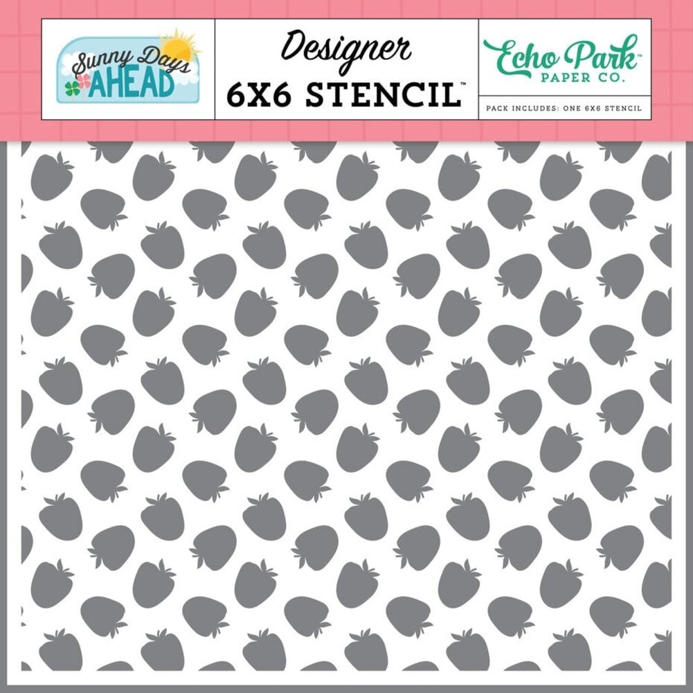 Echo Park Sunny Days Ahead Sun Kissed Fruit Stencil (SUN377035)