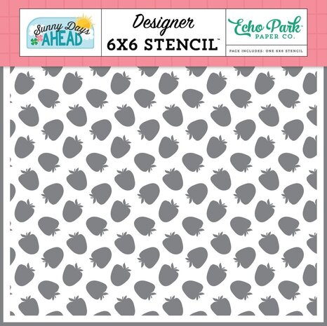 Echo Park Sunny Days Ahead Sun Kissed Fruit Stencil (SUN377035)