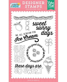 Echo Park Sunny Days Ahead Sweet Sunny Days Clear Stamps (SUN377044)* Echo Park Sunny Days Ahead Sweet Sunny Days Clear Stamps (SUN377044)*