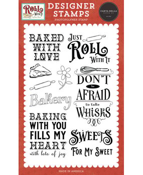 Carta Bella Roll With It Sweets For My Sweet Clear Stamps (CBR378043) Carta Bella Roll With It Sweets For My Sweet Clear Stamps (CBR378043)