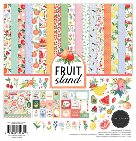 Carta Bella Fruit Stand 12x12 Inch Collection Kit (CBFST379016)