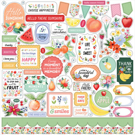 Carta Bella Fruit Stand 12x12 Inch Collection Kit (CBFST379016)