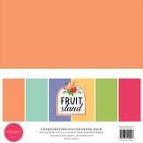 Carta Bella Fruit Stand 12x12 Inch Coordinating Solids Paper Pack (CBFST379015)