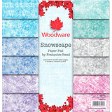 Woodware Snowscape 8x8 Inch Paper Pad (FRPP007)