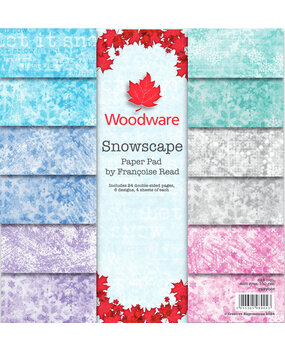 Woodware Snowscape 8x8 Inch Paper Pad (FRPP007)