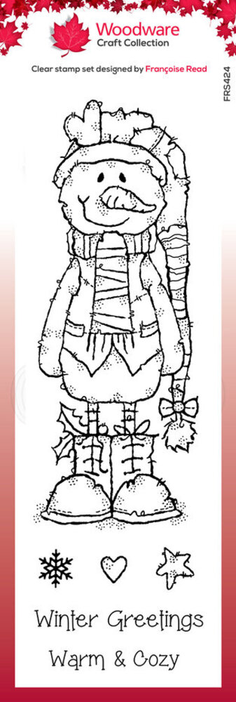 Woodware Winter Boots Clear Stamps (FRS424)