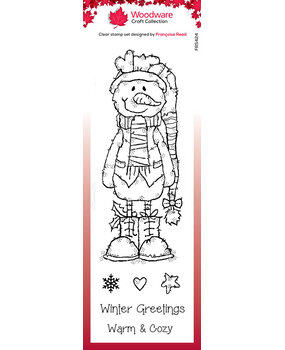 Woodware Winter Boots Clear Stamps (FRS424)