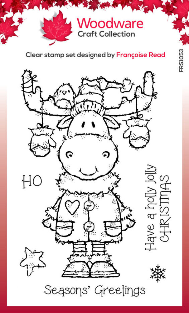 Woodware Maurice Moose Clear Stamps (FRS1053)
