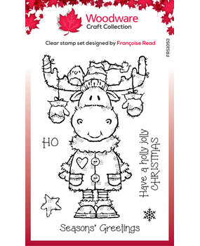 Woodware Maurice Moose Clear Stamps (FRS1053)