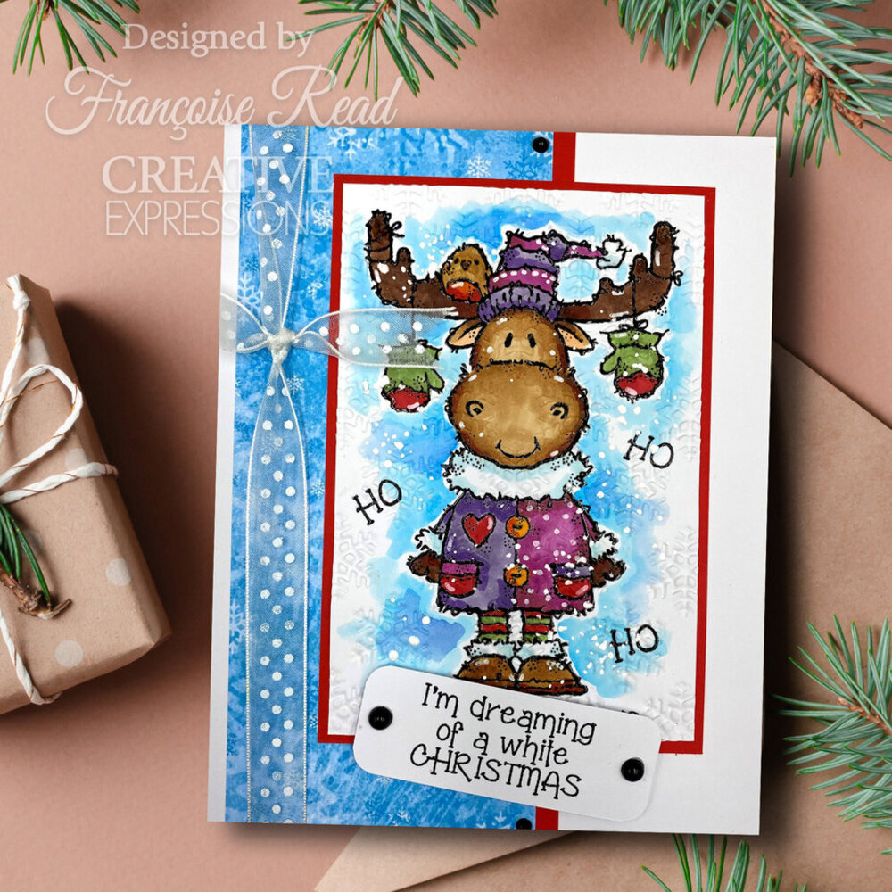 Woodware Maurice Moose Clear Stamps (FRS1053)