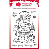 Woodware Top Hat Snowman Clear Stamps (FRS1056)