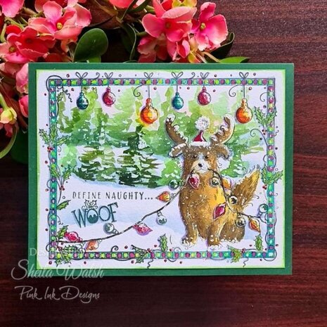 Pink Ink Designs Christmas Series I Identify As Reindeer A5 Clear Stamps (PI251) Pink Ink Designs Christmas Series I Identify As Reindeer A5 Clear Stamps (PI251)