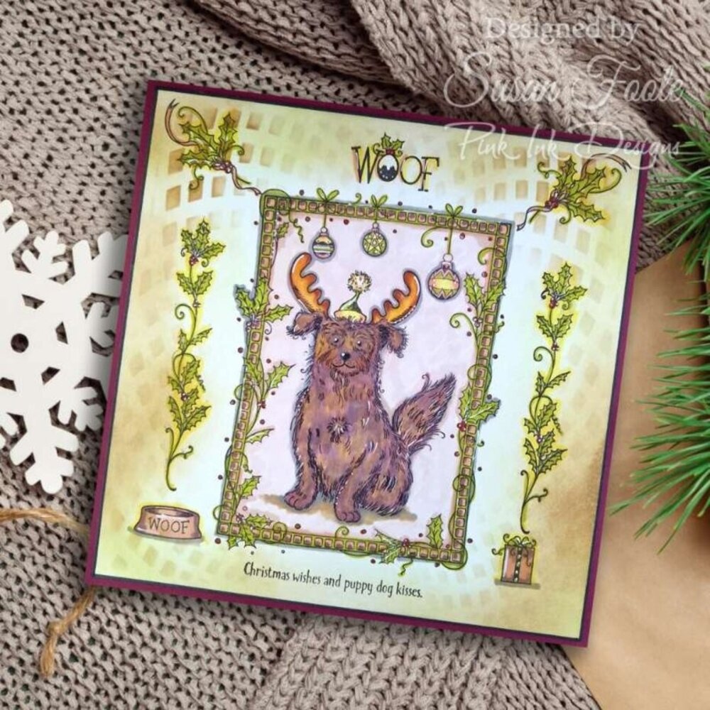Pink Ink Designs Christmas Series I Identify As Reindeer A5 Clear Stamps (PI251) Pink Ink Designs Christmas Series I Identify As Reindeer A5 Clear Stamps (PI251)