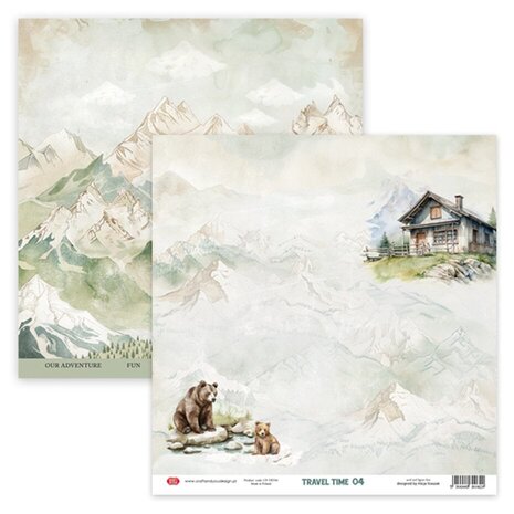 Craft & You Travel Time 12x12 Inch Paper Pack (12pcs) (CPS-TRT30 -12) Craft & You Travel Time 12x12 Inch Paper Pack (12pcs) (CPS-TRT30 -12)