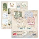 Craft & You Travel Time 12x12 Inch Creative Set (8pcs) (CSET-TRT30-8)