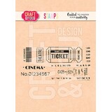 Craft & You Clear Stamp Ticket 2 (CS041)