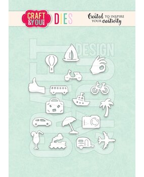 Craft & You Dies Travel Pictograms (CW299) Craft & You Dies Travel Pictograms (CW299)