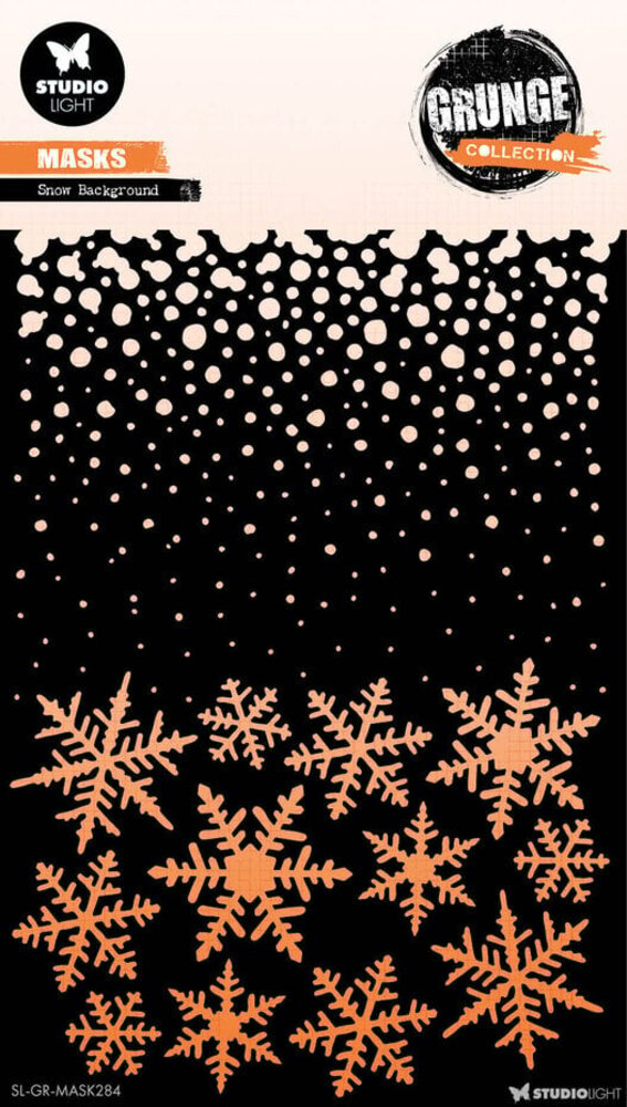 Studio Light Grunge Snow Background Masking Stencil (SL-GR-MASK284) Studio Light Grunge Snow Background Masking Stencil (SL-GR-MASK284)