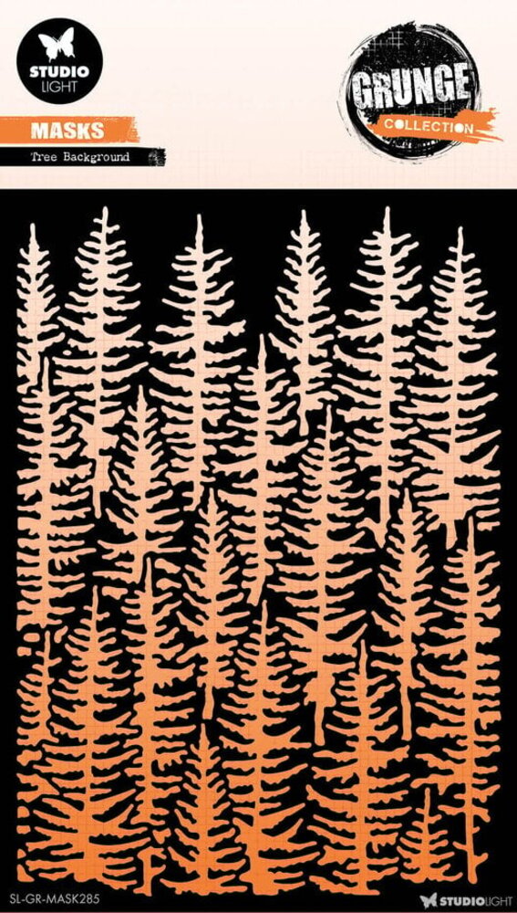 Studio Light Grunge Tree Background Masking Stencil (SL-GR-MASK285)