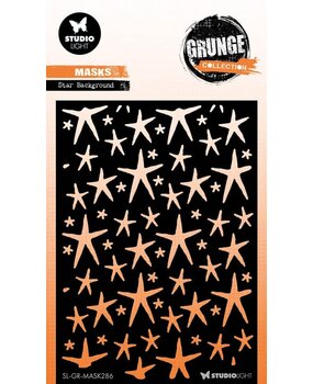 Studio Light Grunge Star Background Masking Stencil (SL-GR-MASK286) Studio Light Grunge Star Background Masking Stencil (SL-GR-MASK286)