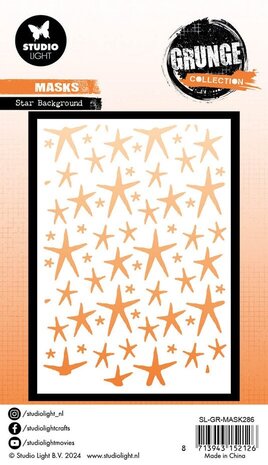 Studio Light Grunge Star Background Masking Stencil (SL-GR-MASK286) Studio Light Grunge Star Background Masking Stencil (SL-GR-MASK286)