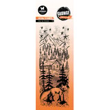 Studio Light Grunge Slimline Clear Stamps Fox In Forest (SL-GR-STAMP677)
