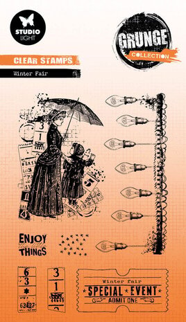 Studio Light Grunge Clear Stamps Winter Fair (SL-GR-STAMP680) Studio Light Grunge Clear Stamps Winter Fair (SL-GR-STAMP680)