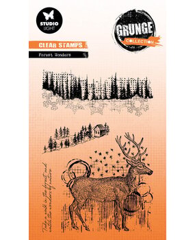 Studio Light Grunge Clear Stamps Forest Wonders (SL-GR-STAMP681) Studio Light Grunge Clear Stamps Forest Wonders (SL-GR-STAMP681)