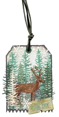 Studio Light Grunge Snijmal A6 Label Shape (SL-GR-CD831)