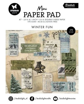 Studio Light Essentials Mini Paper Pad Winter Fun (SL-ES-DPP214) Studio Light Essentials Mini Paper Pad Winter Fun (SL-ES-DPP214)