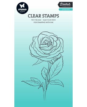 Studio Light Essentials Clear Stamps Single Rose (SL-ES-STAMP693)* Studio Light Essentials Clear Stamps Single Rose (SL-ES-STAMP693)*