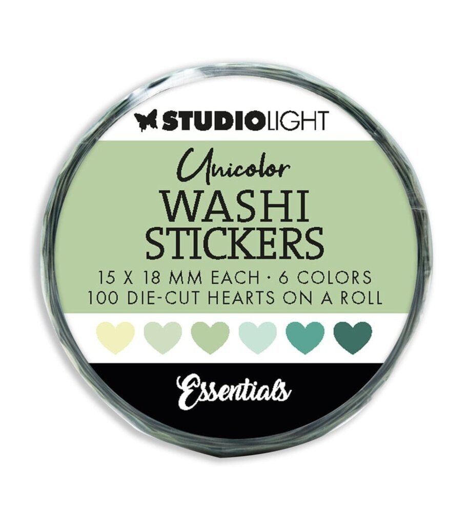 Studio Light Essentials Greens Washi Stickers (SL-ES-WASH19)