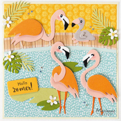 Marianne Design Collectables Eline's Flamingo Family (COL1549)