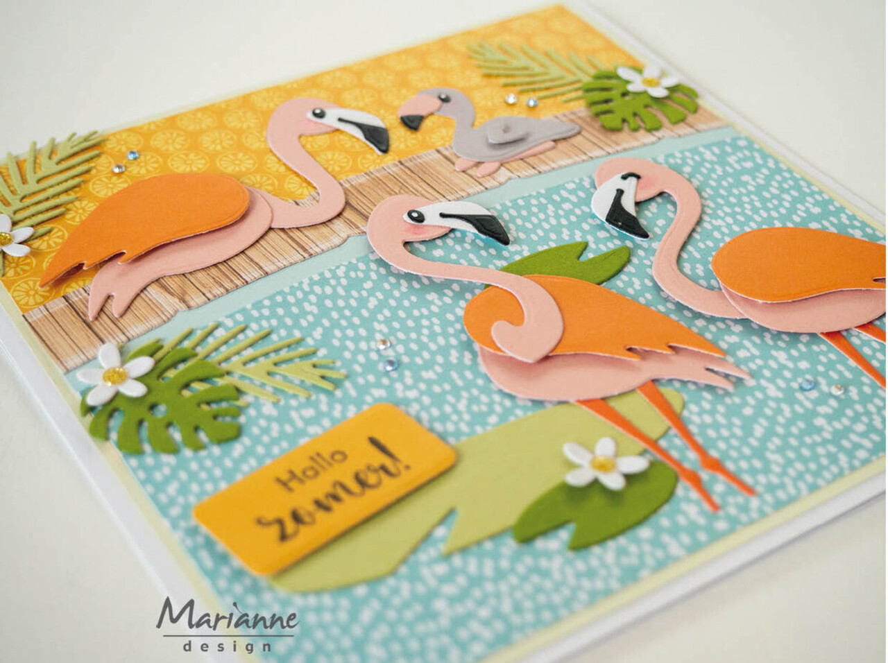 Marianne Design Collectables Eline's Flamingo Family (COL1549)