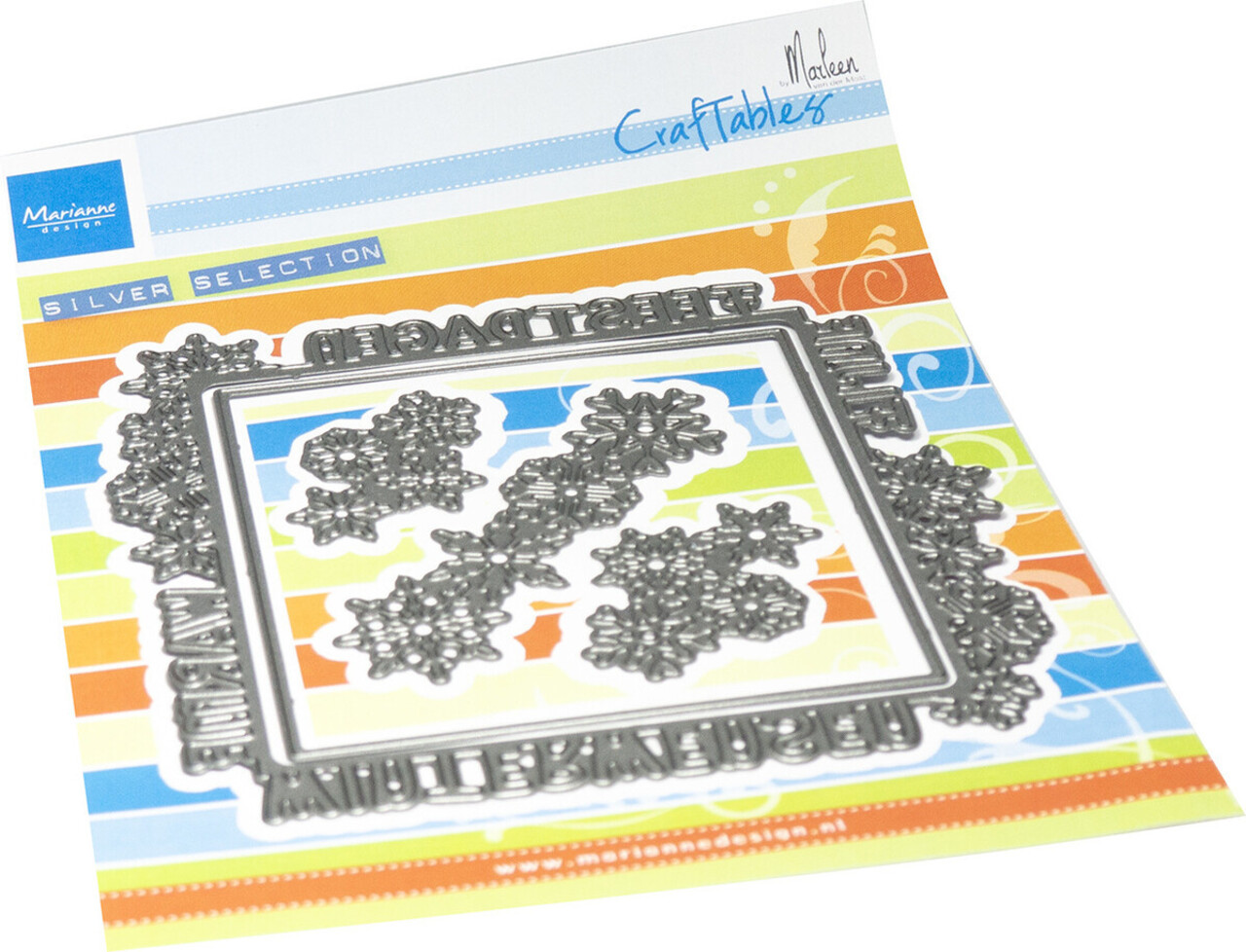 Marianne Design Craftables Fijne Feestdagen Vierkant (CR1660) Marianne Design Craftables Fijne Feestdagen Vierkant (CR1660)