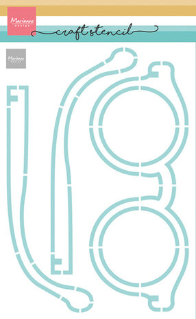 Marianne Design Craft Stencil A5 Glasses (PS8166)