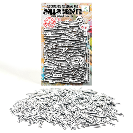 AALL and Create Ephemera Die-cuts Serene Sayings (AALL-EP-053) AALL and Create Ephemera Die-cuts Serene Sayings (AALL-EP-053)