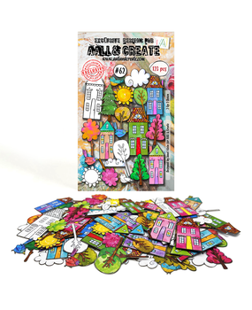 AALL and Create Ephemera Die-cuts 2 Up 2 Down (AALL-EP-062)