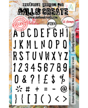 AALL and Create Clear Stamp Set A5 Spelling Spectacle (AALL-TP-1204)*