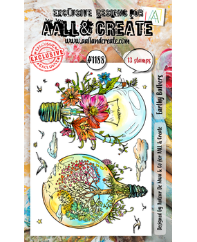 AALL and Create Clear Stamp Set A6 Earthy Bulbers (AALL-TP-1188)