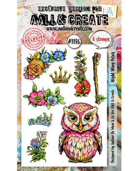 AALL and Create Clear Stamp Set A6 Night Wing Petals (AALL-TP-1196)